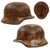 Original German WWII Stalingrad Battlefield Dug M40 Relic Snow Camouflage Helmet Shell - Size 64 Original Items