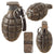Original U.S. WWI Mk I Fragmentation Hand Grenade with Lever - Inert