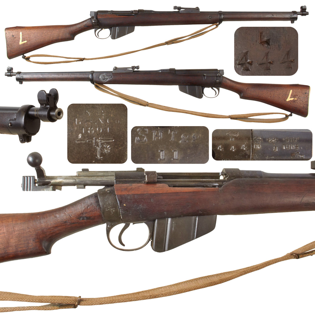 Original British WWI & WWII Lee-Metford MkII by L.S.A. Co. Dated 1891 Converted to S.M.L.E. .22 Trainer - Serial L 444