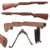 Original U.S. Vietnam War M14 Rifle Stock with E2 Forward Grip and E2 Bipod - Rare Original Items