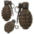 Original Polish WWII Inert Defensive Hand Grenade wz. 33 - Granat Obronny