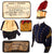 Original U.S. WWI Era Named New York Military Academy Cadet Sergeant’s Dress Uniform Coat with Cap and Red Plume - Larned