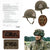 Original U.S. M1 Helmet Used in Saving Private Ryan – 327th Glider Infantry Regiment, 101st Airborne Division – With Copy of Notarized Letter of Authenticity Original Items