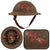 Original U.S. WWI 32nd “Red Arrow” Division Painted M1917 Doughboy Helmet with Liner & Chinstrap - “Les Terribles” Original Items