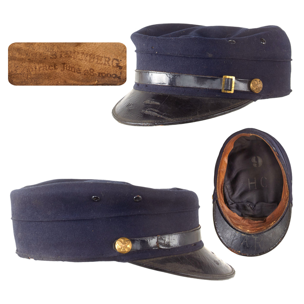 Original U.S. Philippine Insurrection Army Stenciled M1895 Forage Cap - Dated 1900 - Size 6 ⅞ Original Items