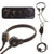 Original German WWII Wehrmacht Kmf.b Panzer Throat Microphone with (Fu)b Chest Switch and Connecting Cord