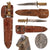 Original U.S. WWII Theater-Made Fighting Knife with German SA Dagger Blade by Rare Maker Carl Heidelberg & 1918 Mark I Trench Knife Handle in Custom Sheath Original Items