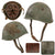 Original WWII Italian M33 Helmet with Artillery Stencil - Complete Liner & Chinstrap