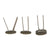 DRAFT Imperial German WWI Helmet Split Pin Set of 3 (2 thick (front), 1 thick (rear)) International Military Antiques
