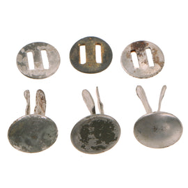 Original German WWII Helmet Liner Split Pin and Washer Set- M35, M40, M42