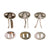DRAFT Original German Helmet Split Pin Set of 3 - Styles and Condition Vary Original Items