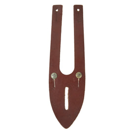 German WWII Binocular Leather Button Flaps