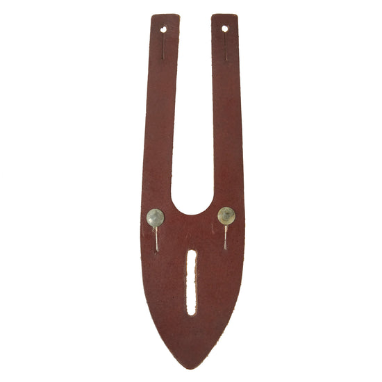 German WWII Binocular Leather Button Flaps