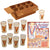 Original U.S. WWII Homefront Set of Eight “Victory Tumblers” Patriotic Drinking Glasses with Pin-Up Girls & 22k Gold Bands in Original Box with Advertising Card - Outstanding Display Original Items