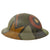 Original U.S. WWI Aviation Camouflage Painted M1917 Doughboy Helmet Shell - Excellent Original Items