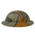 Original U.S. WWI Aviation Camouflage Painted M1917 Doughboy Helmet Shell - Excellent Original Items