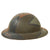 Original U.S. WWI Aviation Camouflage Painted M1917 Doughboy Helmet Shell - Excellent Original Items