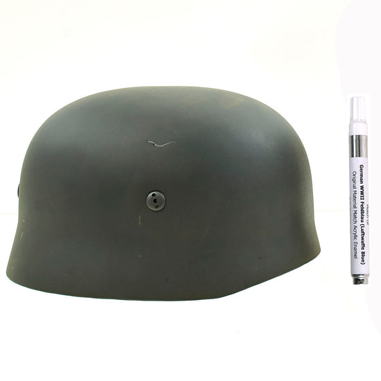 Paint Pen - German WWII Feldblau Luftwaffe Blue Helmet Acrylic Enamel International Military Antiques