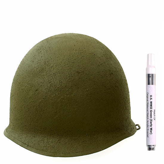 Paint Pen - U.S. WWII M1 Helmet Early War OD Green Acrylic Enamel International Military Antiques
