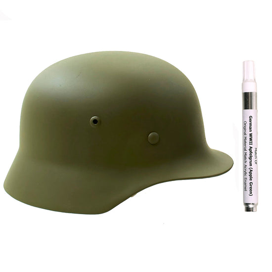 Paint Pen - German WWII Apfel Grün (Apple Green) M35 Helmet Custom Acrylic Enamel Panzergrau International Military Antiques