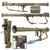 Original U.S. Korean War Deactivated M20A1B1 3.5-Inch Super Bazooka Rocket Launcher by Birtman Electric Co. with 1952-Dated Inert Practice Rocket & Sling