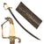 Original U.S. War of 1812 Mounted Officer’s Eagle Head Saber with Tremendous American Eagle Chape & Gold-Inlaid Curved Blade - Circa 1810 Original Items