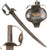 Original American Revolutionary War Naval Figure-of-Eight Cutlass with Rack Number XXIV Original Items
