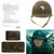 Original U.S. M1 Helmet Used in Saving Private Ryan – 29th Infantry Division – With Copy of Notarized Letter of Authenticity Original Items