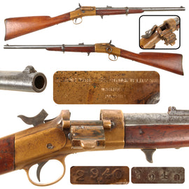 Original U.S. Civil War Scarce 1st Contract Warner Saddle-Ring Carbine by Springfield Arms Serial 2940 - Only 1,501 Made