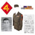 Original U.S. WWII Named 4th Marine Division Uniform & Overseas Cap to Twice-Wounded Sergeant Bruno G. DeSantis with Folder of Research - Wounded by Shrapnel on Tinian Island Original Items
