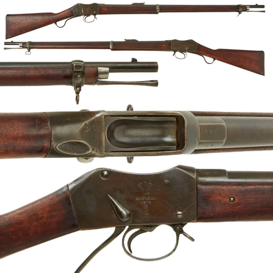 Original British P-1871 Martini-Henry MkII Short Lever Rifle (1870s Dates)- Cleaned & Complete Original Items