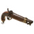 Original 19th Century Belgian Percussion Naval Pistol with Captured Ramrod - Circa 1850 Original Items