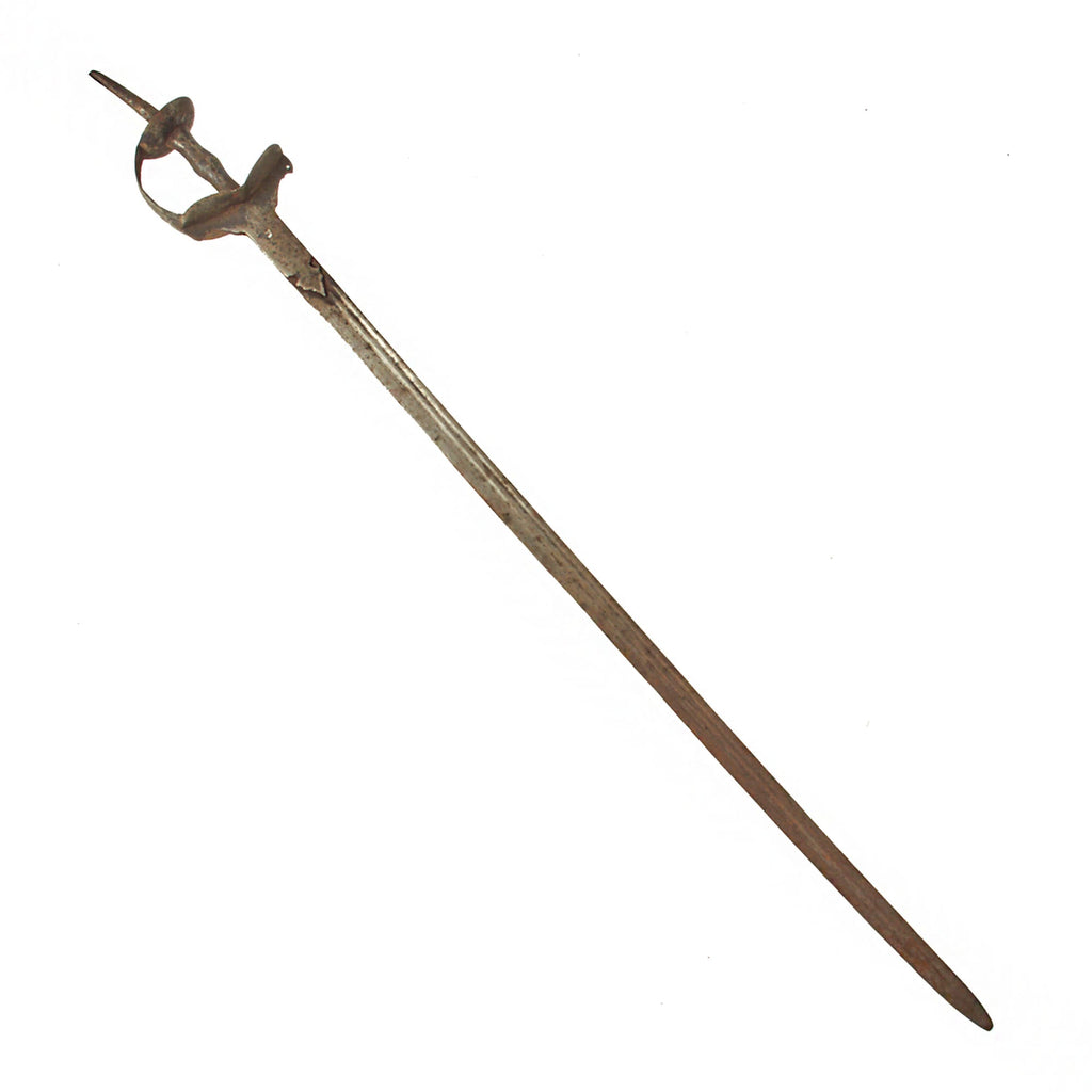 Original 17th Century Indian Maratha Empire Firangi / Khanda Rajput Warrior Battle Sword with Marked Blade Original Items