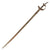 Original 17th Century Indian Maratha Empire Firangi / Khanda Rajput Warrior Battle Sword with Marked Blade Original Items