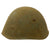 Original WWII Italian M33 Helmet with Liner & Broken Chinstrap Original Items