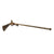 Original 19th Century Unidentified Custom Swivel Breech Pneumatic Air Rifle with Brass Butt Stock Air Reservoir Original Items
