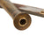 Original 19th Century Unidentified Custom Swivel Breech Pneumatic Air Rifle with Brass Butt Stock Air Reservoir Original Items