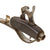Original 19th Century Unidentified Custom Swivel Breech Pneumatic Air Rifle with Brass Butt Stock Air Reservoir Original Items