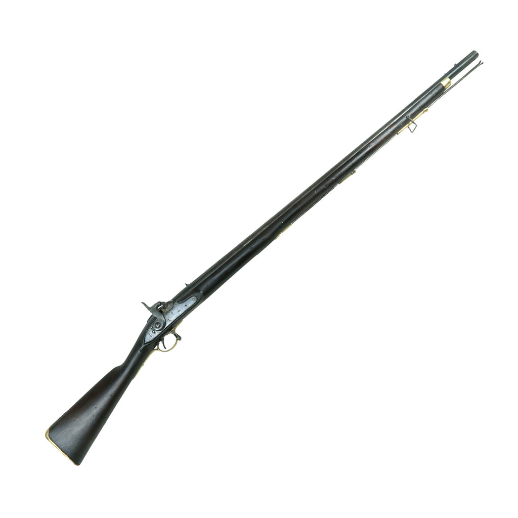 Original British East India Company Model A Converted Percussion Musket with 1812 Dated EIC Lock and EIC Proofed Barrel Original Items