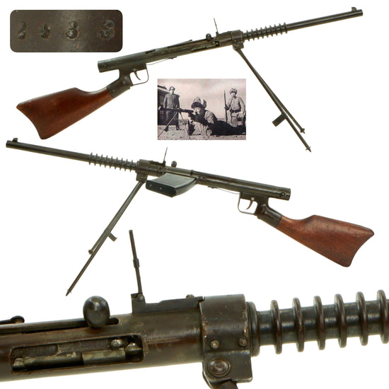 Original Imperial Japanese WWII Nambu 6.5mm Display Training Light Machine Gun Original Items
