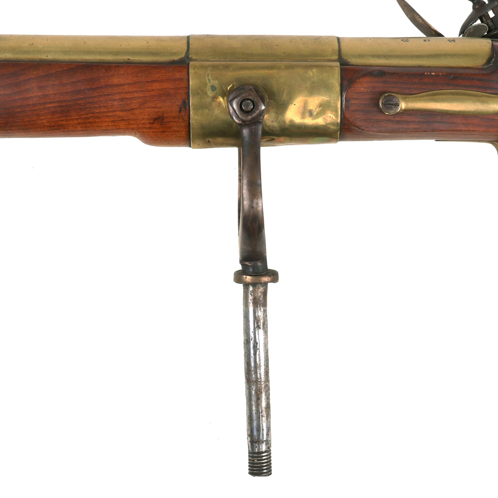 Original Magnificent British Brass Barrel Flintlock Naval Blunderbuss ...