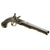Original 18th Century Italian Flintlock Pistol by Michele Lorenzoni of Florence with Intricate Embossed Iron Mountings and Grotesque Butt Cap - circa 1720 Original Items