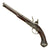 Original 18th Century Italian Flintlock Pistol by Michele Lorenzoni of Florence with Intricate Embossed Iron Mountings and Grotesque Butt Cap - circa 1720 Original Items