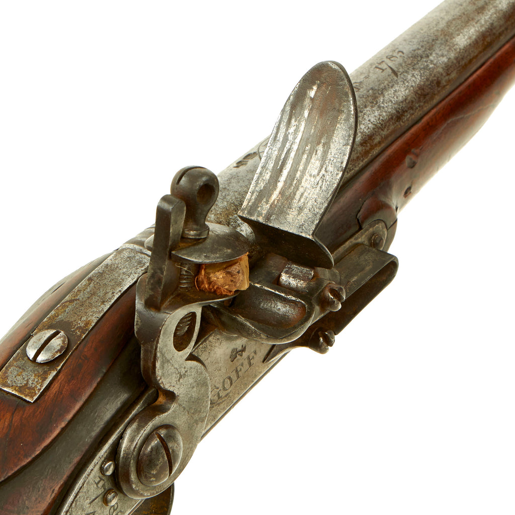 Original British East India Company Model 1778/1808 Flintlock Short Dr ...