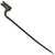 Original British Pattern 1768 Brown Bess Bayonet Marked Hadley with Cypher - Modified Original Items