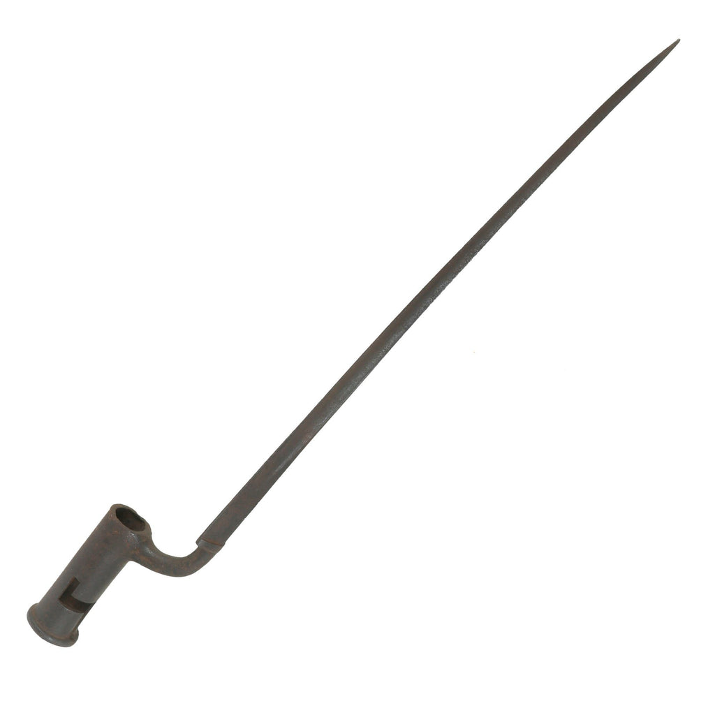 Original 18th/19th Century British Made Land Pattern Brown Bess Socket Bayonet Marked L.H. Original Items
