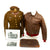 Original U.S. WWII B-17 Mission Belle Distinguished Flying Cross Navigator Harry Larson’s Painted A2 Flight Jacket, Uniform, and Pilot’s Navigation Kit with Packet of Research - 885th Bomb Squadron, 2641st Special Operations Group Original Items