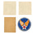 Original U.S. WWII Crush Cap & Ephemera Army Air Corps Grouping - Earl J. Mathewson Original Items