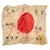 Original Japanese WWII Hand Painted Cloth Good Luck Flag (26” x 38”) and 1946 Souvenir Flag (10½” x 13”) - 2 Items Original Items