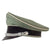Original German WWII Rare Waffen-SS Officer Schirmmütze Visor Cap with Saddle Form Crown, Measured Size 57cm